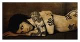 Tattoo I Print by Dean Kitoh