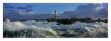 Phare du Creac'h lors d'une tempete Plakater af Jean Guichard Phare du Creac'h lors d'une tempete Plakater af Jean Guichard