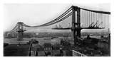 Manhattan Bridge under construction Pósters por Irving Underhill