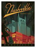 Nashville Music City Art by  Anderson Design Group