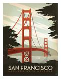 San Francisco, Golden Gate Bridge Pósters por Anderson Design Group San Francisco, Golden Gate Bridge Pósters por Anderson Design Group