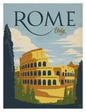 Rome Italy Affiche par  Anderson Design Group