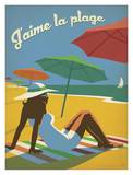 Jaime La Plage Print by  Anderson Design Group