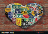 I Heart America Affiche par Aaron Foster