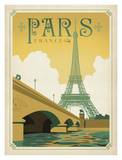 Paris France Classique Art par  Anderson Design Group
