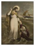 Christ on the Sea Posters by G. Richter