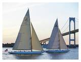 Racing Sailboats and Bridge Posters by Onne Van Der Wal