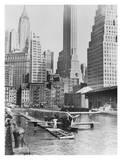 Airplane Landing in Manhattan, 1935 Print