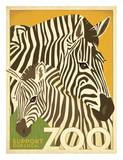 Zoo Zebra Pôsters por Anderson Design Group