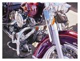 Purple Harley Art par Tom Blackwell