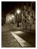 Montmartre, Paris Affiche par Vadim Ratsenskiy