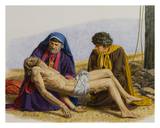 Burial of Jesus Print by Bill Gregg