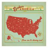 Explore America Square Affiches par  Anderson Design Group