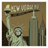 New York New York Empire City Square Kunstdrucke von  Anderson Design Group