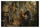 Jesus, The Carpenter's Son Prints by Joseph Untersberger