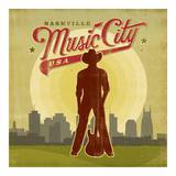 Music City Square Poster van Anderson Design Group