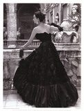 Black Evening Dress, Roma 1952 Affiches par Genevieve Naylor