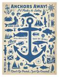 Anchor Pattern Prints by  Anderson Design Group