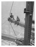 Workers Sitting on Steel Beam, 1926 Affiche