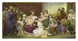 Christ Blessing the Little Children Prints by  Stein After Eastlake