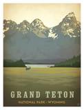 Grand Teton National Park Poster af Anderson Design Group