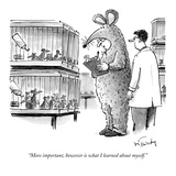 "More important, however, is what I learned about myself." - New Yorker Cartoon Premium Giclee Print by Mike Twohy