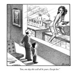 "Son, one day this will all be yours. Except her." - New Yorker Cartoon Premium Giclee Print by Harry Bliss