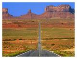 Highway Leading to Monument Valley, USA Posters by Jean-pierre Lescourret