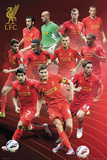 Liverpool FC Players 2012-13 Posters