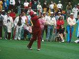Professional Golfer Lee Elder,  Masters on April 13, 1975 Photographic Print by Moneta Sleet