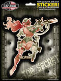 Bombshell 'Specialty Girl' Sticker Stickers