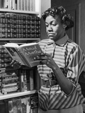 Poet Gwendolyn Brooks with Copy of Maud Martha, in 1963. Photographic Print by David Jackson