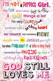 I'm Not a Perfect Girl - God Still Loves Me Poster