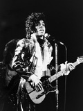 Prince, Rocks the Stage During His Purple Rain Tour in 1984 Photographic Print by Vandell Cobb