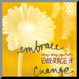 Embrace Mounted Print by Linda Woods
