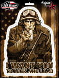 Sam The Grunt Sticker Stickers