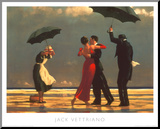 The Singing Butler Mounted Print by Jack Vettriano