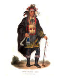 Okeemakeequid, a Chippeway Chief Giclee Print by Charles Bird King