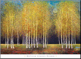 Golden Grove Mounted Print by Melissa Graves-Brown