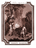 Gideon Makes an Offering Giclee Print