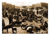 Bethlehem - Market in Front of the Church of the Nativity Reproduction procédé giclée
