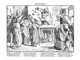 Totentanz 1848: Death Proves That All Men are Equal Giclee Print by Alfred Rethel