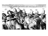The Gunpowder Plotters Conspiring Giclee Print by Crispijn de Passe