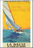 La Baule Mounted Print by Alo (Charles-Jean Hallo) 