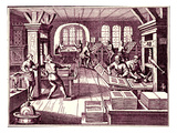 Inside a Printer's Shop Reproduction procédé giclée