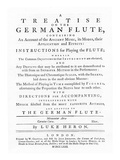 'A Treatise on the German Flute' Giclee Print