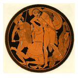 Greek Red Figure Vase Giclee Print