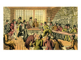 Dr Syntax at an Auction Giclee Print by Thomas Rowlandson