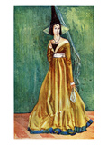 Woman's Costume in Reign of Edward IV (1461-1483) Giclee Print by Dion Clayton Calthrop