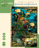 Lafarge/Peacocks & Peonies 500 Piece Puzzle Jigsaw Puzzle